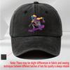 Neon Skeleton Skater Graphic Baseball Cap Unisex Streetwear Polyester Casual Adjustable Sports Hat