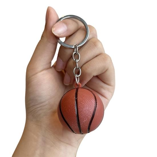 Keychain Pendant Metal Chain Buckle Football Shape Key Chain Football Fans Backpack Key Ring Accessory