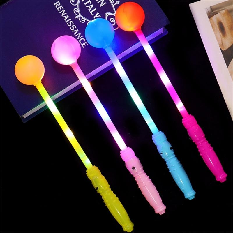 6Pcs Glowing LED Sticks Energy Efficient Illuminated Sticks for Birthday Festival Party Night Event and Outdoor Camping