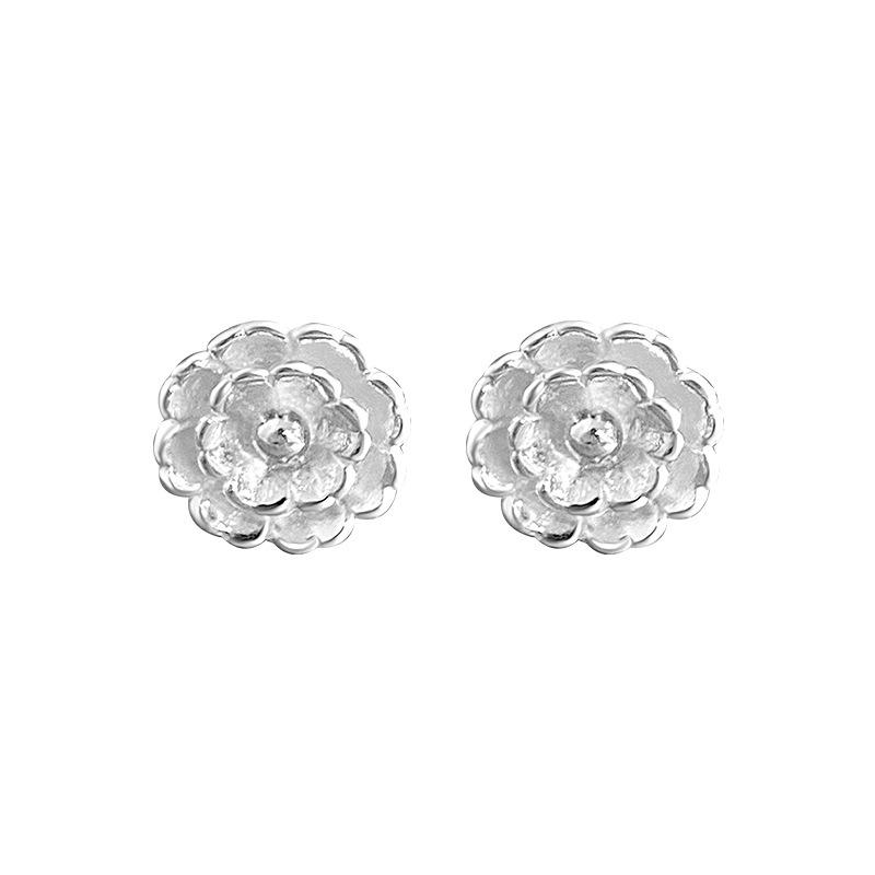 

Элегантные серьги-гвоздики с цветком для женщин, легкие, роскошные, элегантные, темпераментные серьги высокого класса