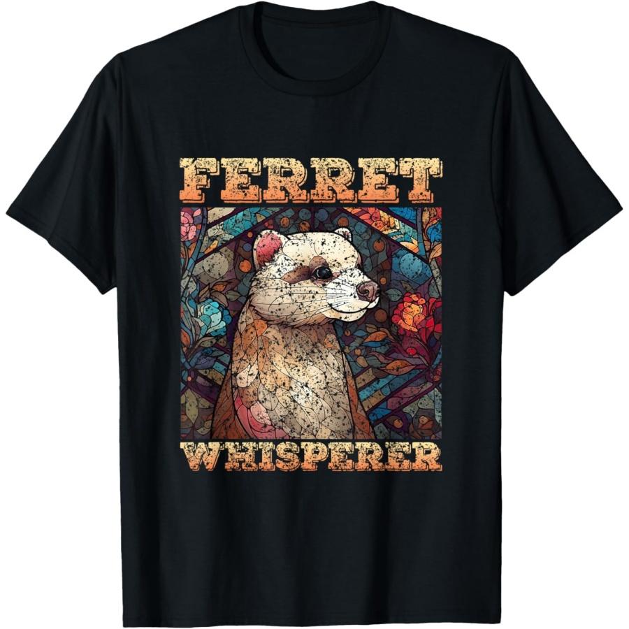 

Ferret Whisperer Pet Owner Ferrets Animal Ferret T-Shirt XXXXXL чёрный
