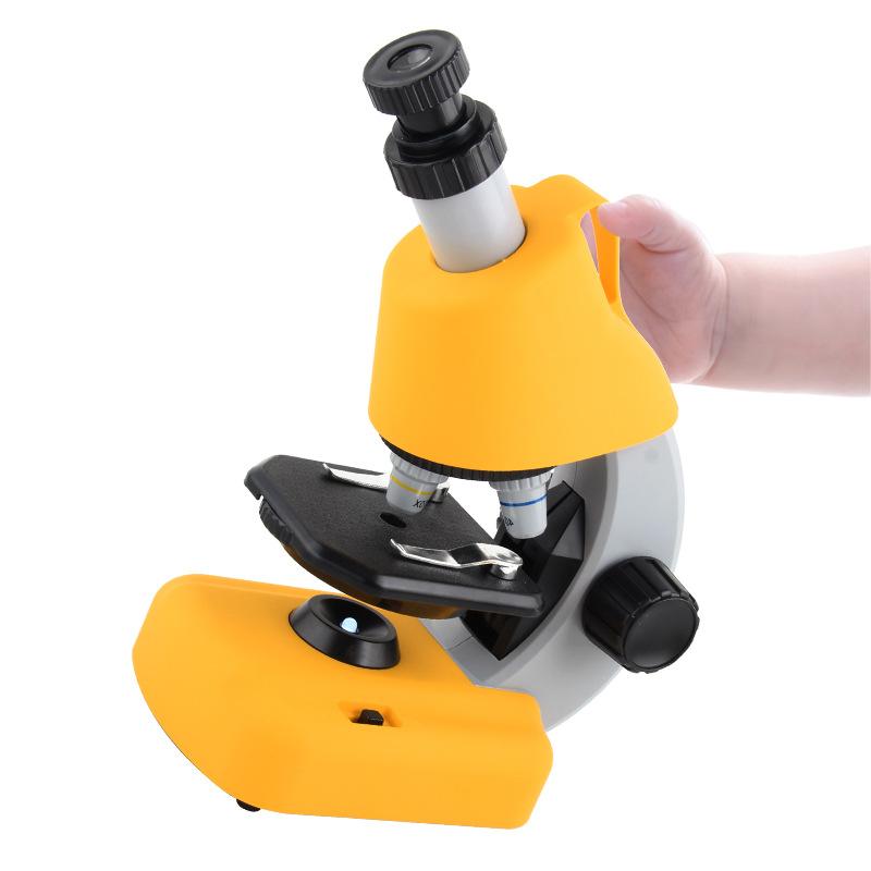 Children'S Portable 1200 Times High Definition Microscope, Perspective Mirror Educational Experimental Toys