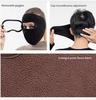 Winter Fleece Gesichtsschutz Mütze mit Brille Antibeschlag Winddicht Warm Ski Radfahren Maske Atmungsaktiv Outdoor Sport Sturmhaube Unisex