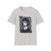 Unisex Soft-style Gothic Fantasy T-Shirt Mens Womens Tees Top Butterfly/ Thorns
