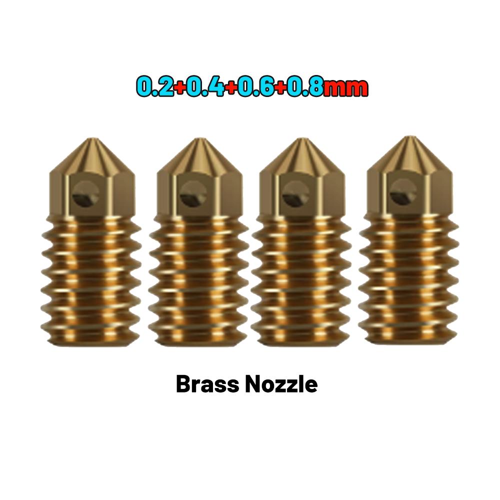 Hotend For Bambu Lab A1 Mini Assembly Hotend Kit 0.2 0.4 0.6 0.8MM Replaceable Nozzle For 3D Printer Bamboo Lab A1/A1mini Hotend