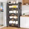 Multi-Tier Dustproof Kitchen Storage Shelf