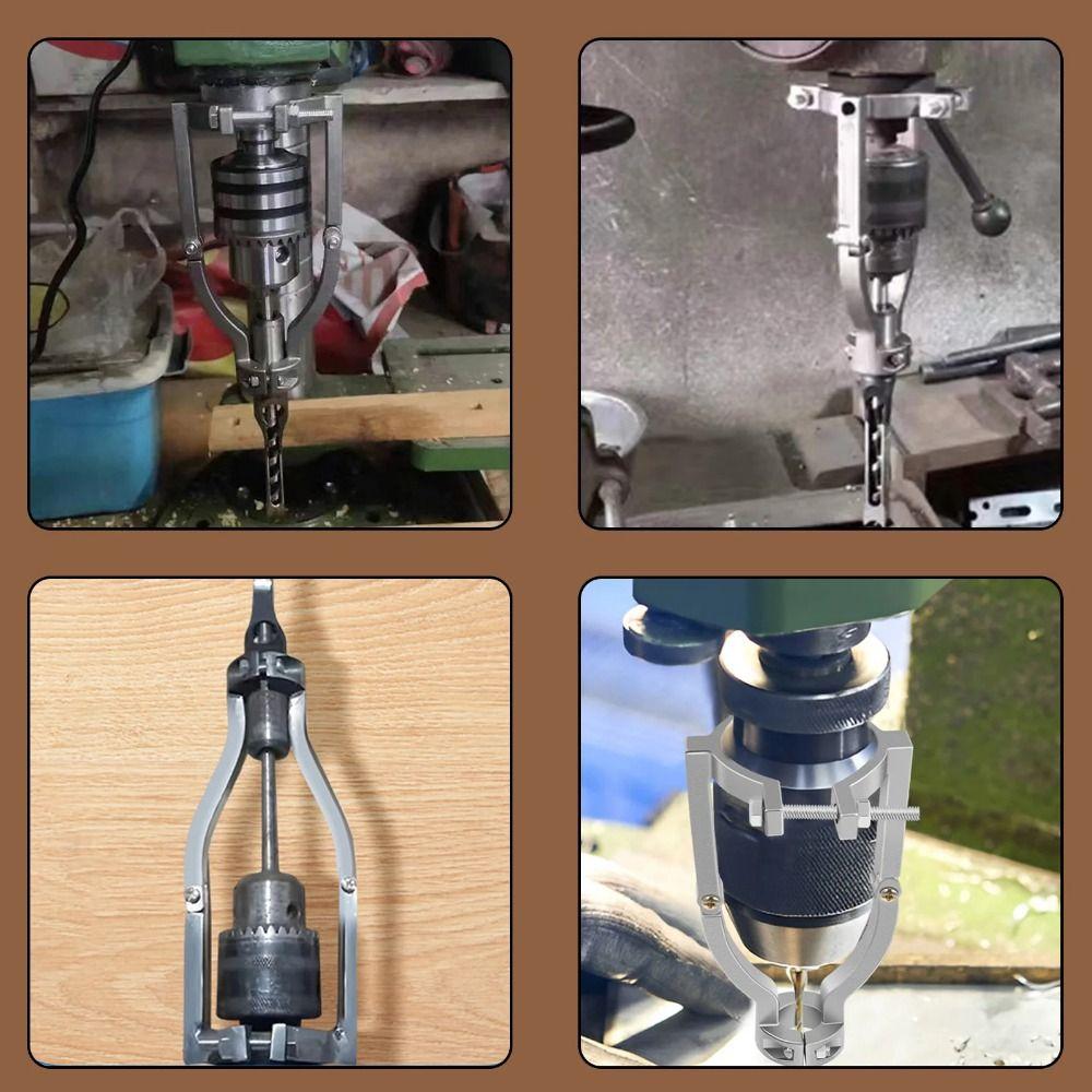 Sturdy Square Hole Drill Fixed Bracket Portable Drill Bit Adapter  Square Hole Drill Bits