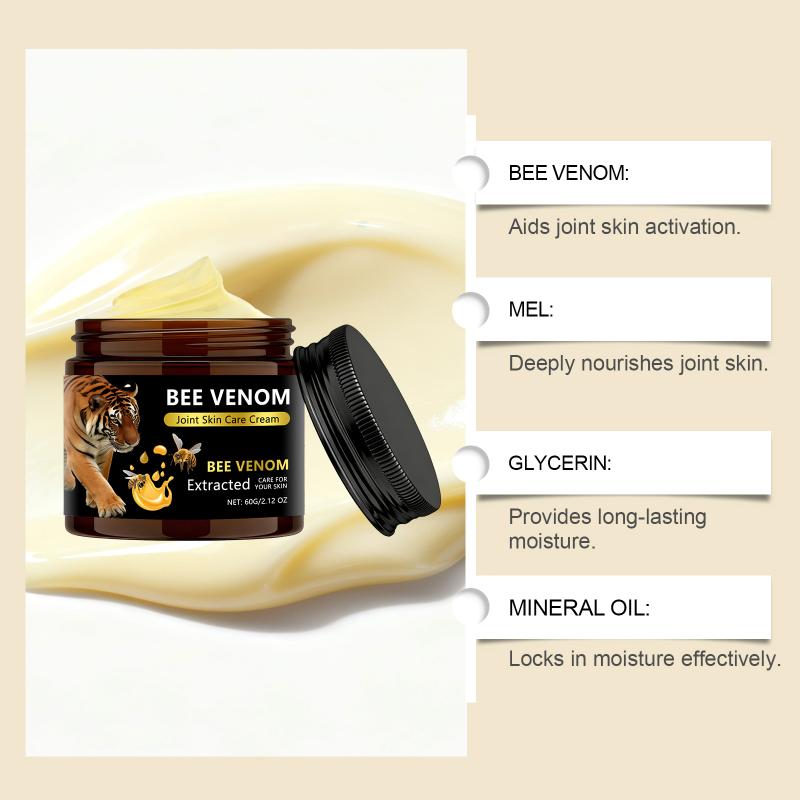 Bee Venom Joint Flexibility Cream Nourishes Connective Tissues  for Office and Home Routine