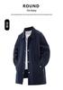 2025 Stylish Medium-Long Men's Plus Size Jacket - Spring/Autumn Youth Trend