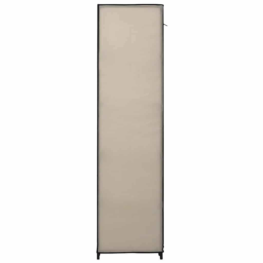 Faltgarderobe Creme 110 x 45 x 175 cm Stoff