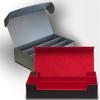 Areshika TCG Fortress Leather Deck Case with Magnetic Design (Black/Red) - Use the Outer Box for Storage