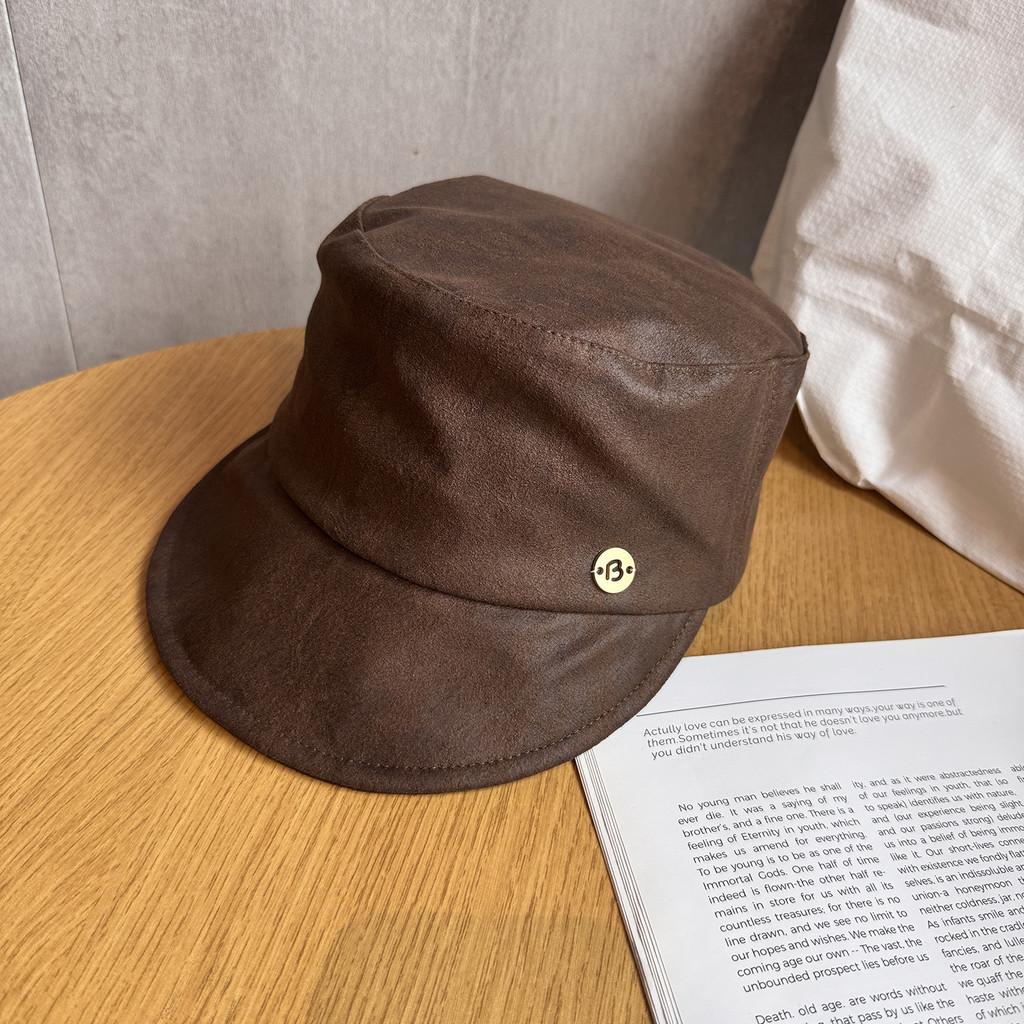 Solid Color English Style Equine Hat Suede Autumn Winter Sun Protection Fashion