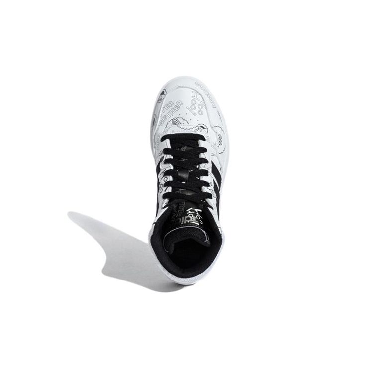 Sesame Street X Adidas  Neo Hoops 3.0 Mid Woo Hoo! Women Sneakers White Cloud-White Core-Black HQ9813