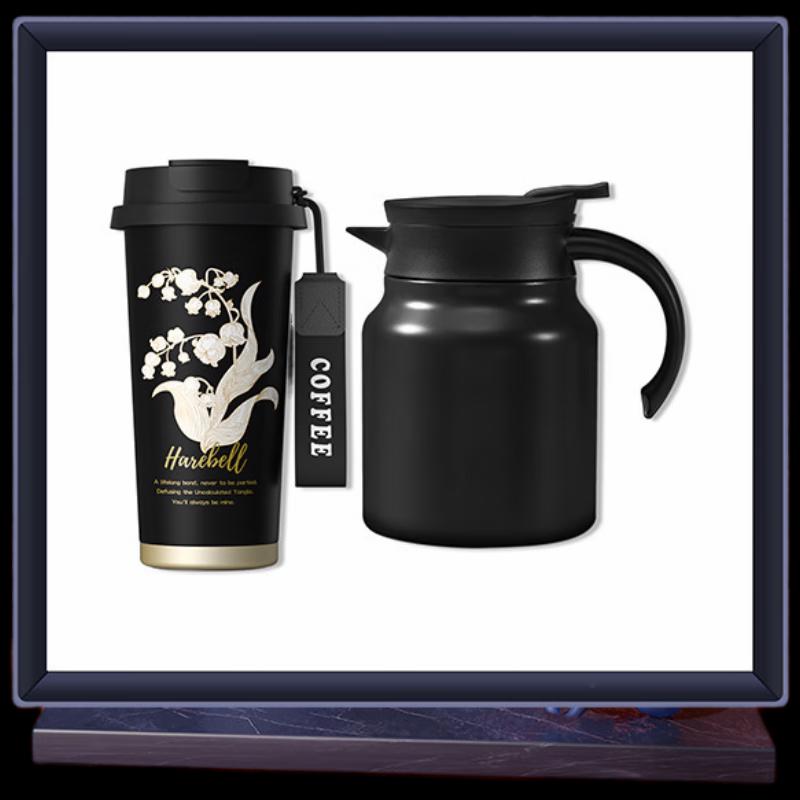 Business Digital Kettle & Coffee Cup Gift Set