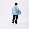 MLB Monogram Vintage Fashion Multi-Pocket Long Sleeve Shirt Unisex Shirts Light-Blue 3ADRM0151-50BLL