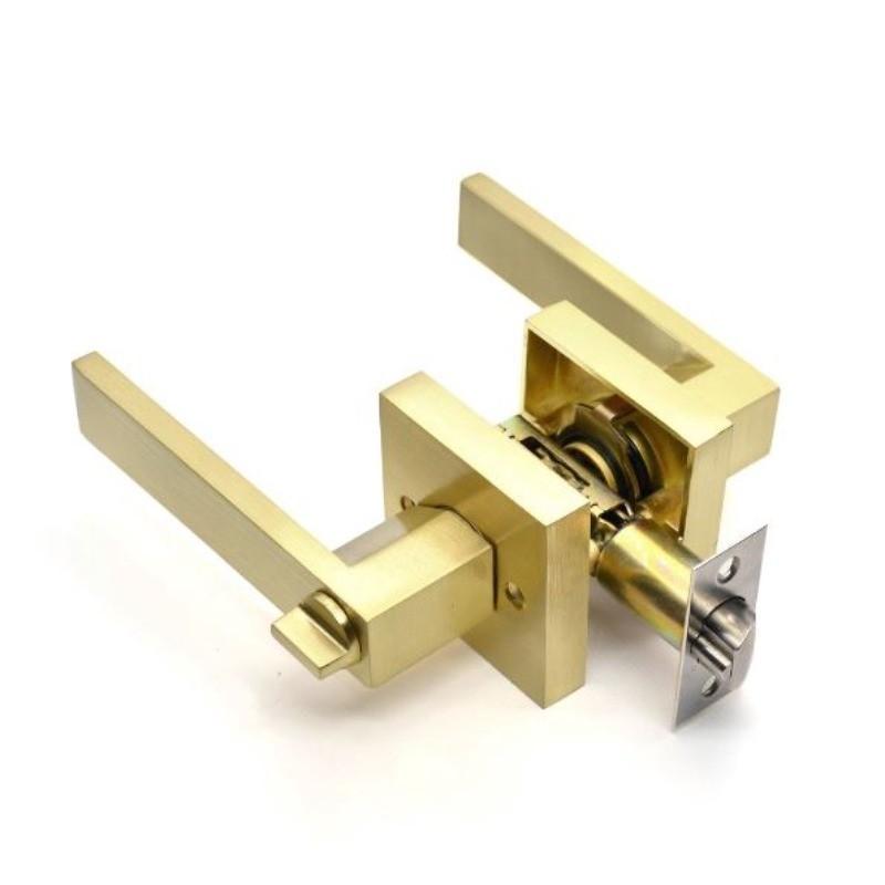 Indoor Room Door Mechanical Lock Anti-theft Door Lock Set Tubular Lever Cylindrical Door Lock