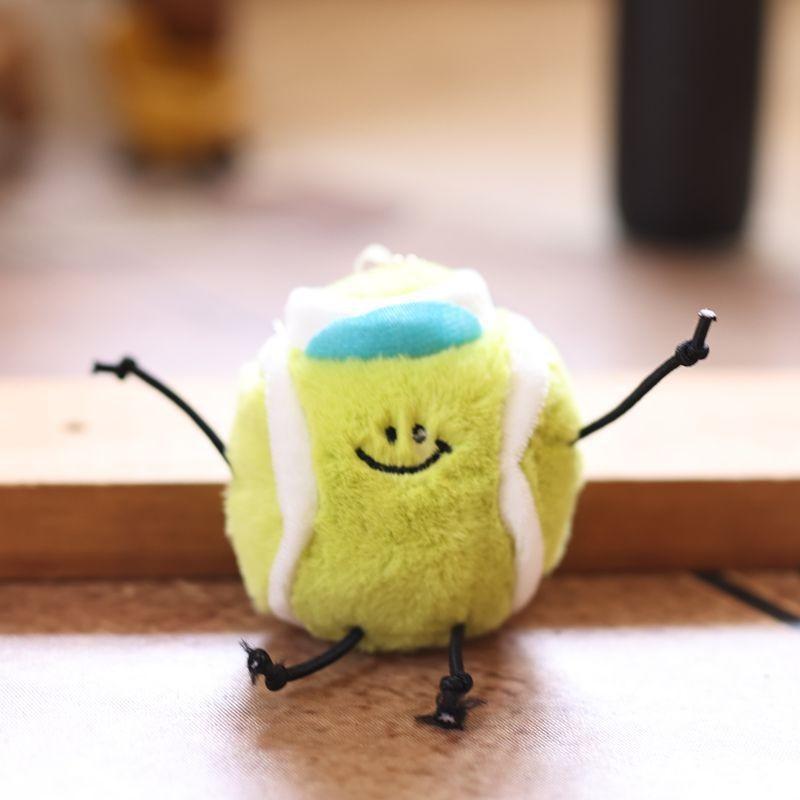 Plush Basketball Keychain With Soft Short Pile For Sports Fans And Bookbags