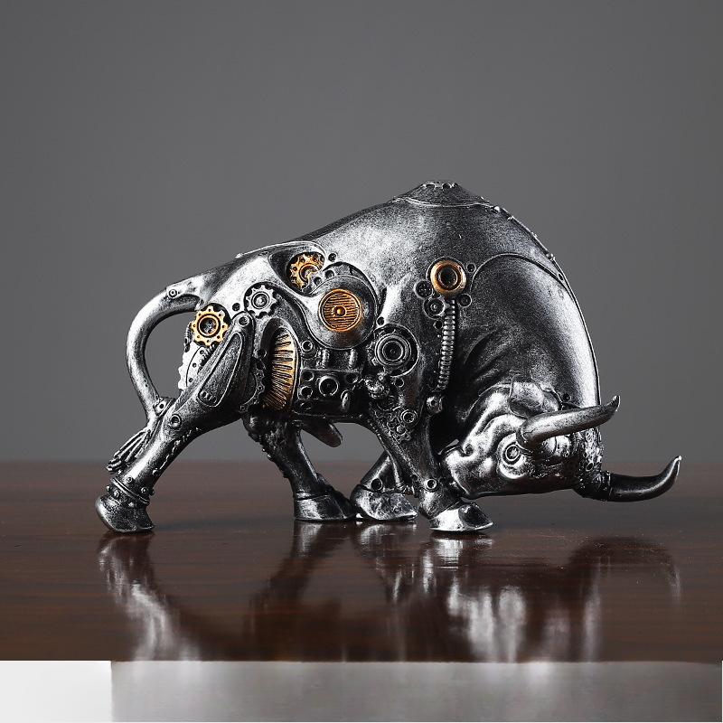 

Нордические механические панк-коровы, украшения для офисного стола, входной винный шкаф, тумба под телевизор, мягкие украшения, ерундовые украшения