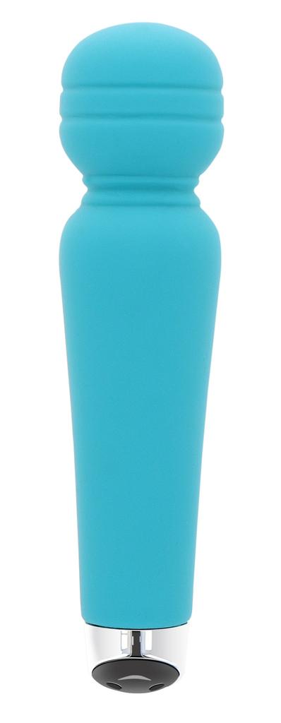 Mini Wand Push My Limits 15cm Bleu - happiness TOYJOY - Vibromasseurs Design
