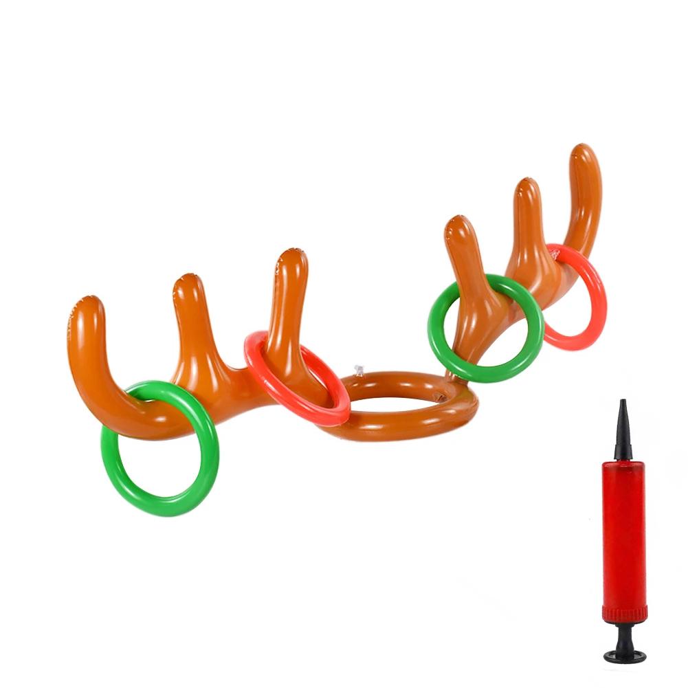 

Різдвяний надувний капелюх з рогів північного оленя Кільце. Смішна сімейна гра. Дитяча іграшка в подарунок. Товари для різдвяних вечірок. Різдвяний домашній декор. 1set