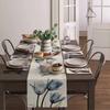1PCS Spring Flowers, Tulips, Tablecloths, Tablecloths, Home Fabric Dining Tables, Living Room Counters, Linen Table Flags