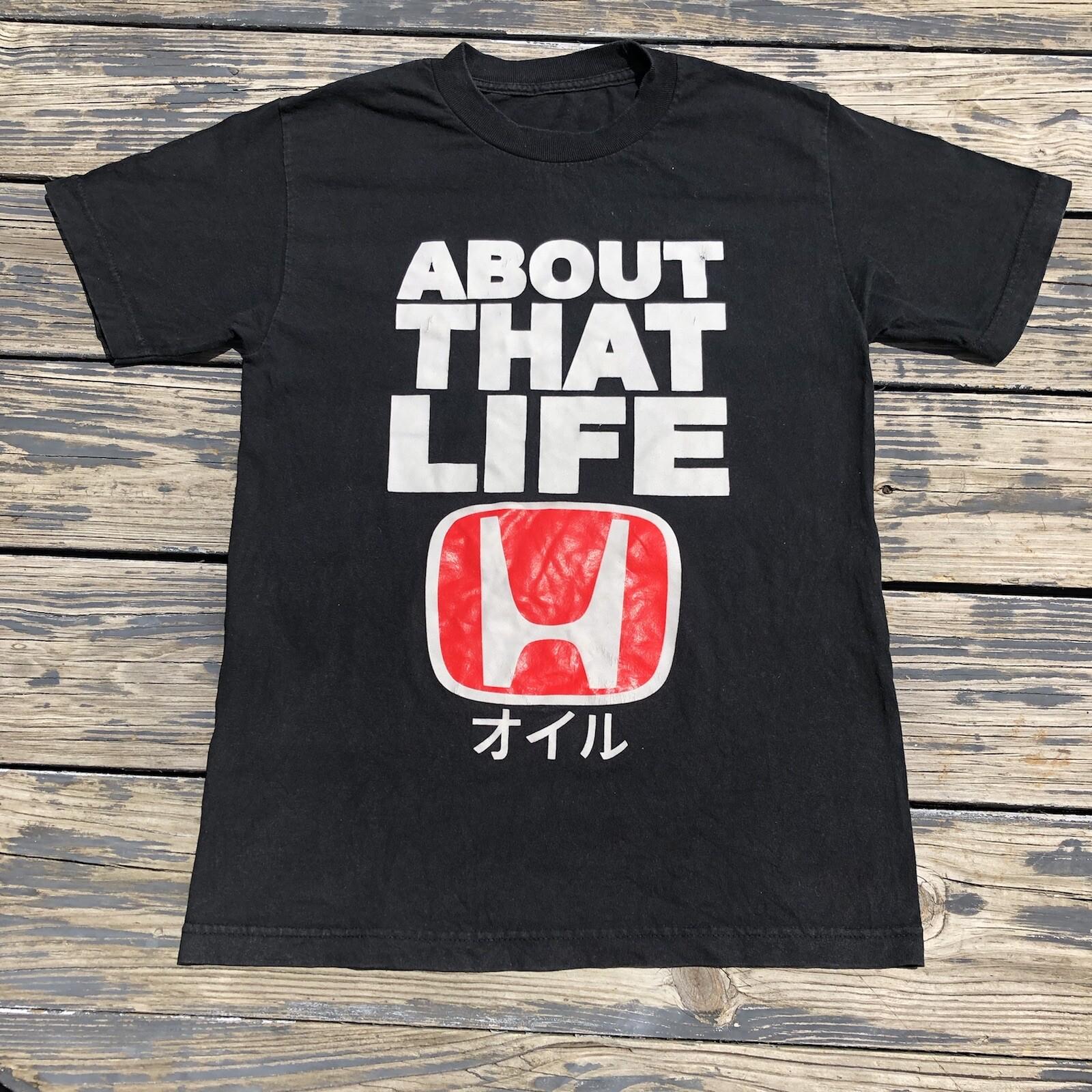 Honda Life Kei Car Japan Market Graphic Tee T-shirt Black Size S M JDM Imports XXXXL