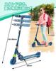 Tenboom Kids' Kick Scooter with Handle Brake, LED Tires, Stand, Integrated Handle, and Stable Design, Blue