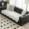 Special-Shaped Ice Silk Sofa Cushion, Non-Slip New Summer Mat, Universal In All Seasons, High-End Solid Color Straight Row, High-End Seat Cushion
