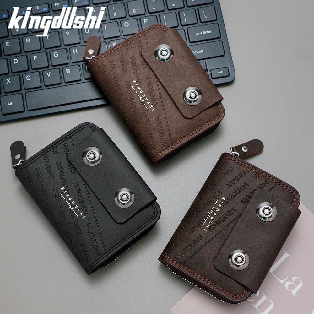 Herren Trendiges Geprägtes Akkordeon-Portemonnaie mit Doppeltem Magnetverschluss - Kartenhalter mit großer Kapazität und Münzfach.