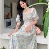 Sweet Girl Floral Midi Dress: Plus Size, Waist-Cinched, Gentle Style for Summer 2026