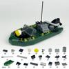Kreatywne Wojskowe Łodzie Szturmowe Pancerniki Klocki Budowlane Miasto Budowa MOC Zestaw Klocków Okrętów Marynarki Wojennej Zabawki dla Dzieci Chłopca