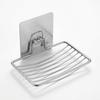 No Drill Soap Dish Stainless Steel Durable Wall Mounted Soap Holder Bathroom Soap Rack Bathroom Accessories Bathroom Decor 1PC