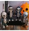 Cool Skeleton Figurines, Stylish Resin Decorative Dolls