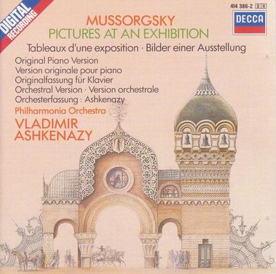 CD MODEST MUSSORGSKY - PHILHARMONIA OR - Pictures At An Exhibition (Original 4143862 Decca 1986 Europe Classical Used