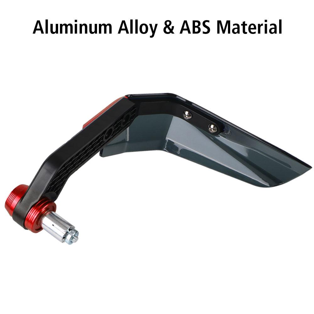 Aluminum Alloy ABS Falling Protector for Motorcycle Scooter Mountain E-Bike Handguards Motorcycle Hands Guards Windproof Handlebar End Install