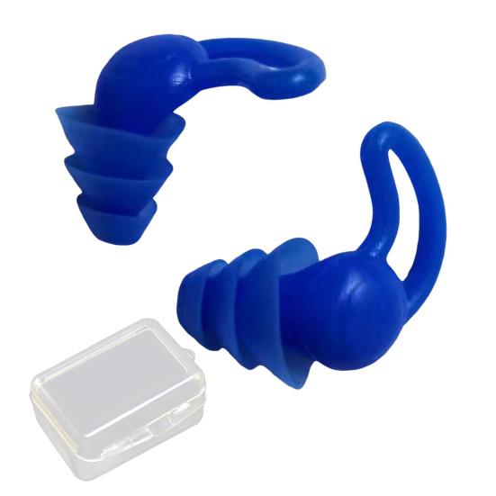 1 Paire Bouchons d'Oreilles en Silicone Réduction du Bruit Lavables Imperméables Doux Réutilisables Protection Auditive Concerts Travail Étude Sommeil Bouchons d'Oreilles Silencieux