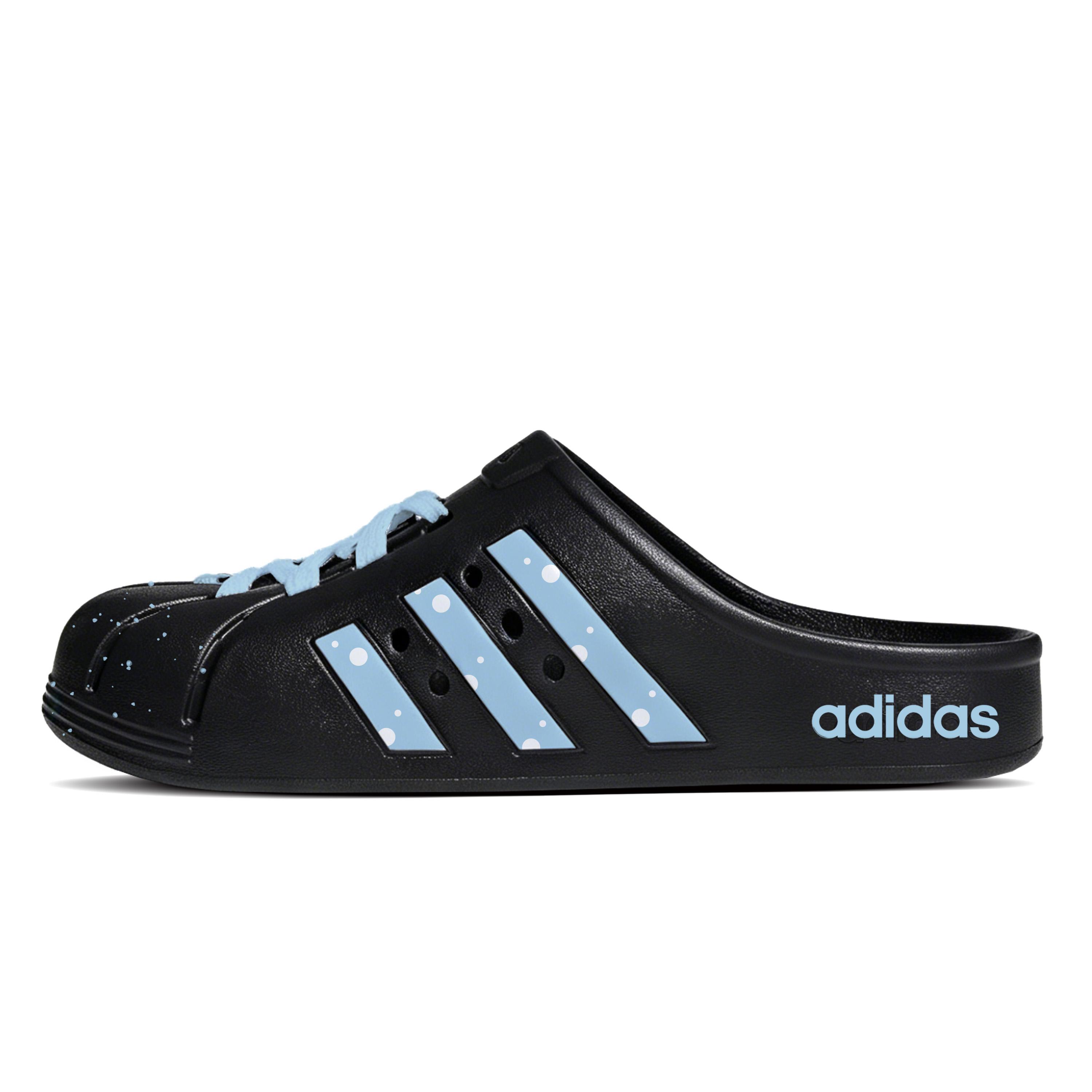 

Adidas ADILETTE CLOGS Foggy Clogs Unisex Black JH9848(team-2180) 38