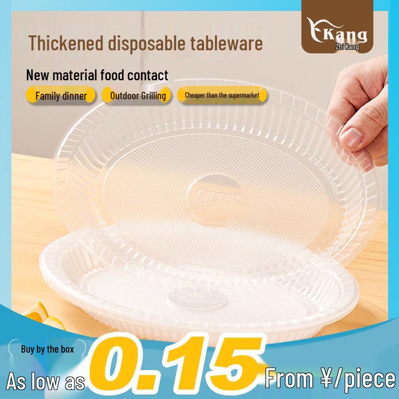 ZISIZ Piatti usa e getta in plastica per alimenti