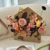 5Pcs Creative Envelope Flower Boxes Hand-folded Flowers Gift Bag Florist Bouquet Packaging Materials DIY Wedding Party Supplies
