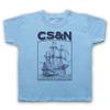 CROSBY STILLS & NASH CSN NIEOFICJALNA DREWNIANE STATKI ROCK DZIECI DZIECKA Koszulka