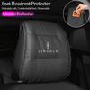 1Pcs Car Seat Headrest Protector Auto Pillow Cover For Lincoln Continental MKZ Electric MKC MKS Corsair MKT MKX-Aviator Diecast UU111