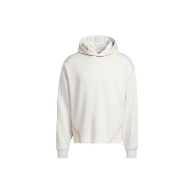 adidas Select Striped Casual Logo Print Pullover Hoodie Men Hoodie Off-White IC2420