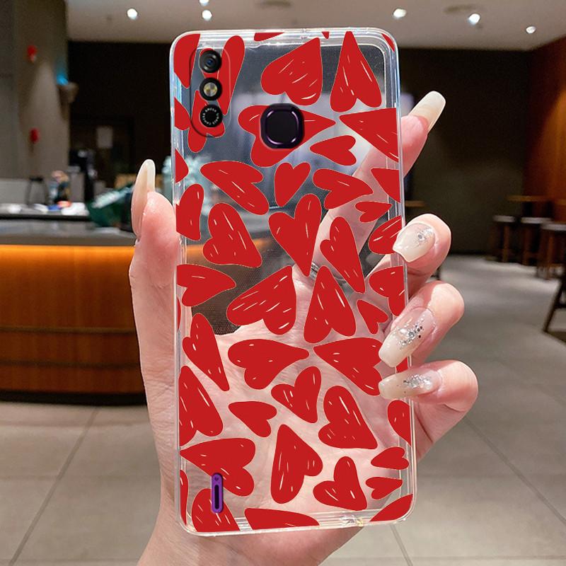 For Infinix Smart 4 Case Transparent Luxury Dragon Cute Cool Boys Girls Soft Bumper For Infinix Smart 4 4c X653 X653C Phone Case