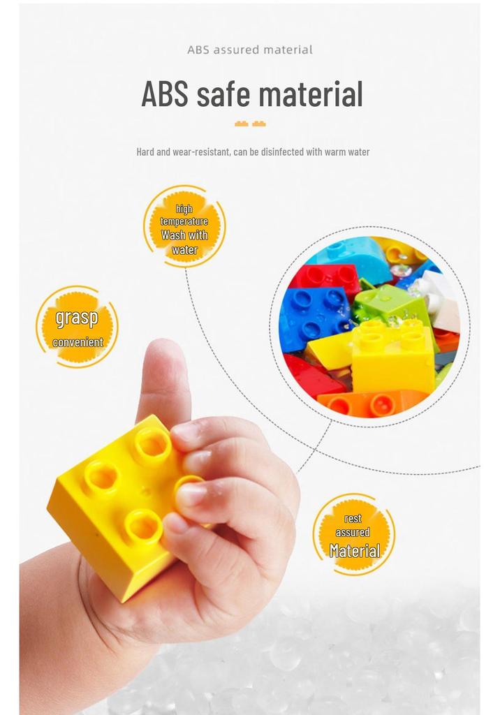 Large Particle Educational Building Blocks Toy - Castle Series 2025 for Boys & Girls, New Children's Gift