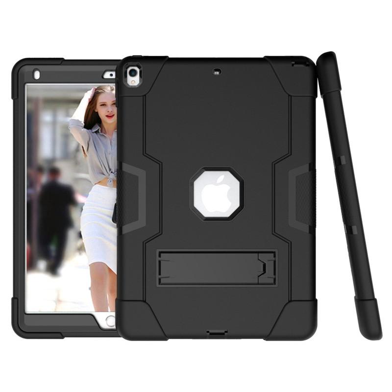 Shockproof TPU Case With Stand IPad Air 3 2019 Pro 10.5 11 Inch 9.7 Anti-Slip Dual-Tone Cover