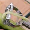 Stainless Steel Multi-Purpose Peeler & Slicer for Veggies & Fruits, Effortless Kitchen Helper, Ideal Holiday Gift.