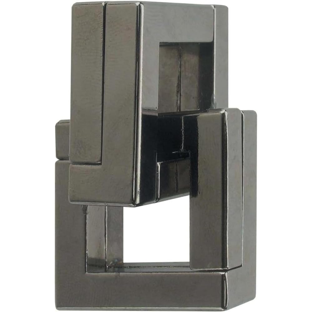 Hanayama Cast Quartet Puzzle Level 6 Difficulty Brain Teaser Game
