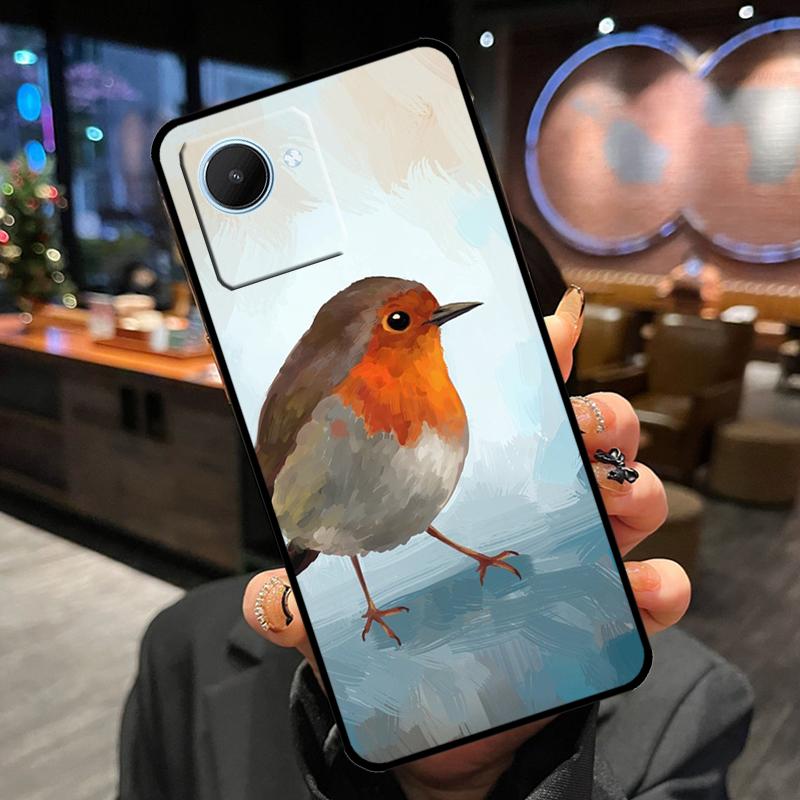 

Lovely Birds Hummingbird Case For Realme 14 Pro Plus 13 12 11 15 GT6 GT7 Pro C55 C51 C35 C53 C61 C65 C67 C63 C71 C75 Realme C53