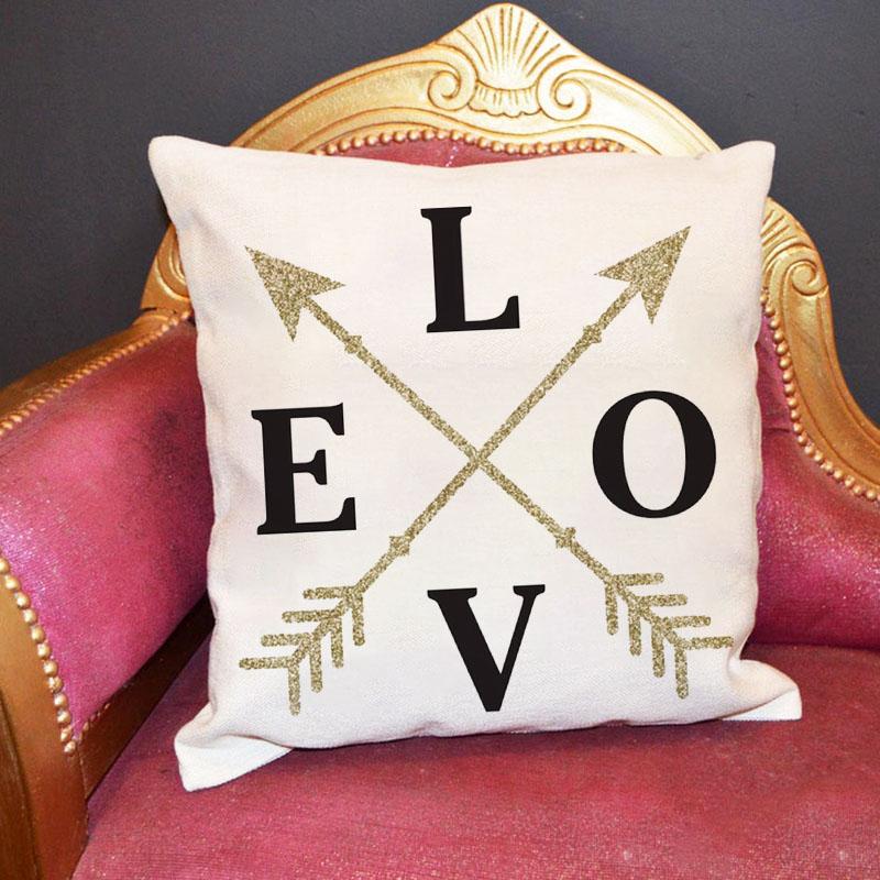 

Чехол для подушки с принтом леопарда и любви, полиэстеровый чехол для подушки, модный домашний декор, мягкая наволочка для подарка на День святого Валентина