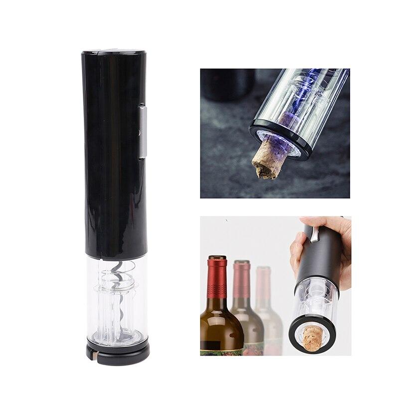 1 PC Electric Wine Opener Cork Opener Automatic Bottle Cutter End For Kitchen Kitchen Gadgets Can Open Black | Holes